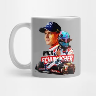 Mick Schumacher Low Poly Mug